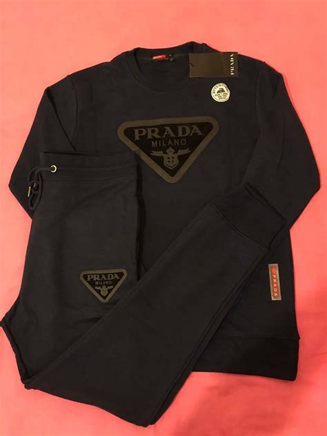 mens prada clothing sale|prada men's tracksuit.